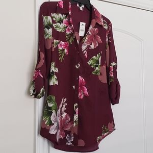 Express floral blouse